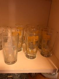 vintage advertising glasses