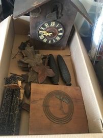 Cuckoo clock, pieces