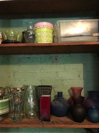 Floral vases....