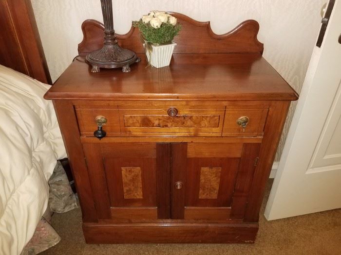 Antique nightstand - 28-1/2" x 15-1/2"