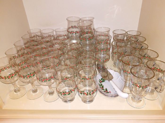Christmas glasses