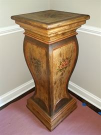 Large painted plant stand/pedestal
