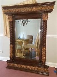 Large wall mirror