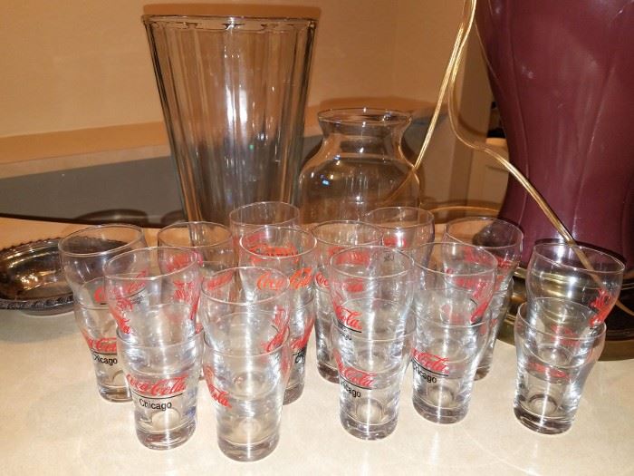 Mini Coca-Cola glasses