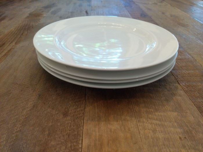 $12.00 4 small dinner plates white.  Royal Worcester 