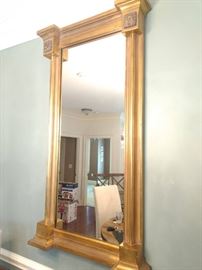 $100.00 Large gold mirror 56x28"