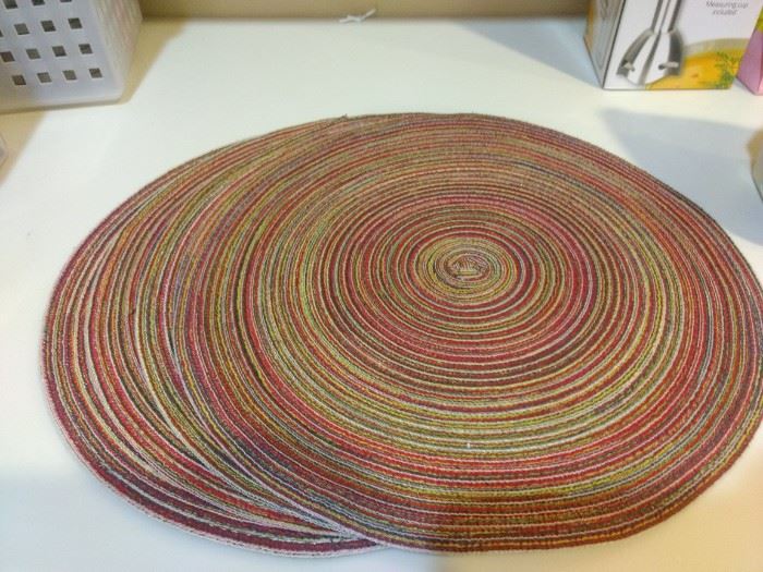 $8.00 4 Multicolored place mats