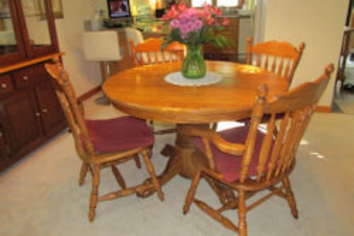 dining table four chairs