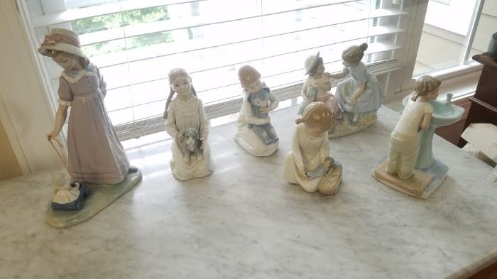 Lladro figures with original boxes