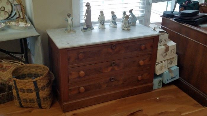 Marble top Chest
