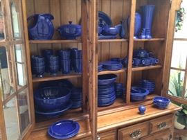 Blue Fiesta Ware Collection