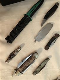 Assorted knives