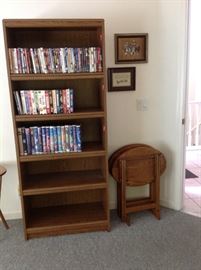 Book Case & Oak TV trays