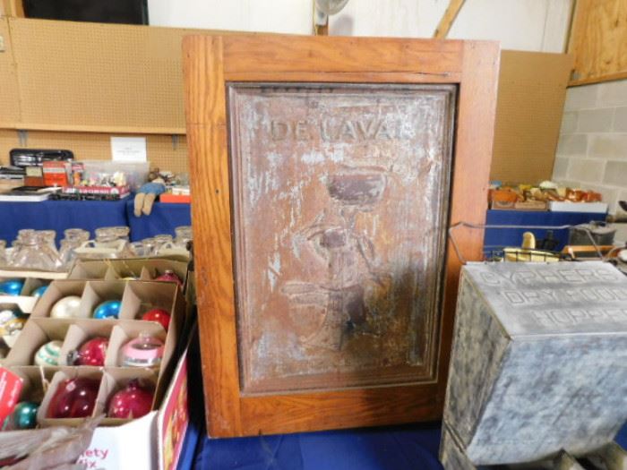 Antique De Laval Parts Cabinet