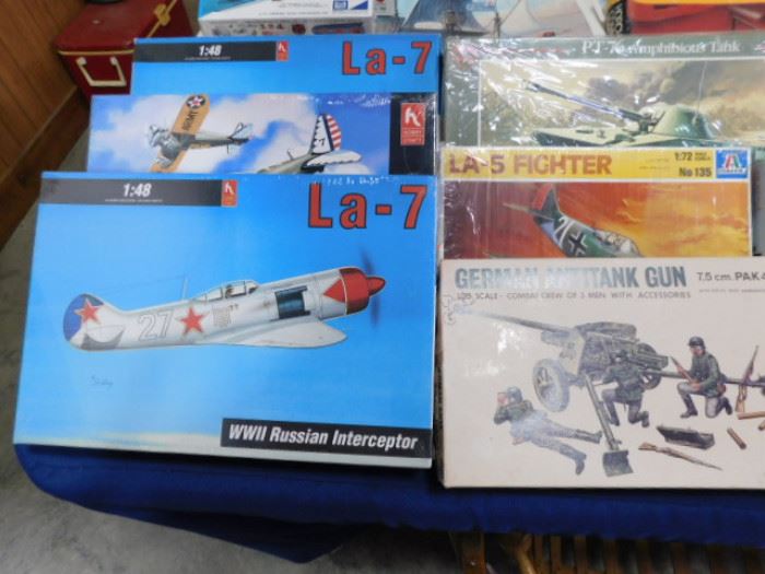 Military plane model kits