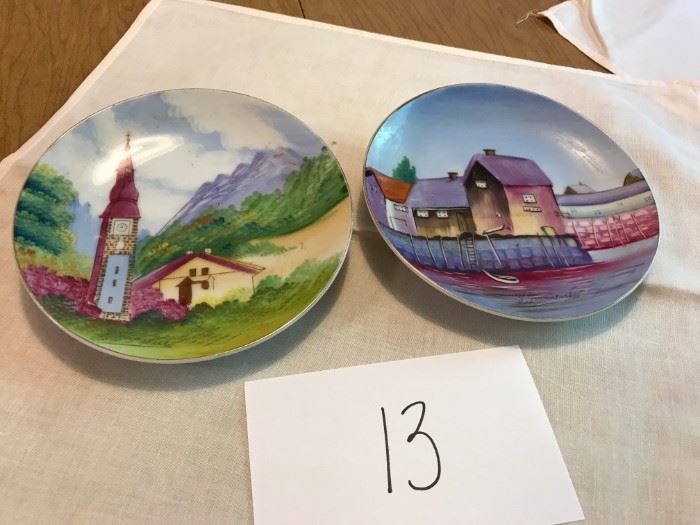 2 Hand Painted in Japan Decorative Plates   https://ctbids.com/#!/description/share/40769