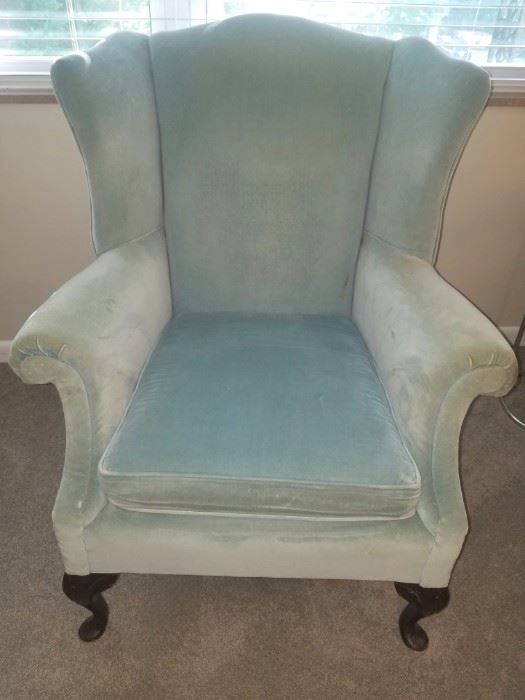 Wingback set of chairs