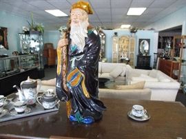 Signed Chinese Ancient Traveler figurine