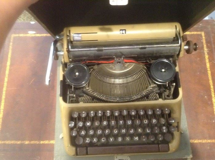 German Typewriter w case 
