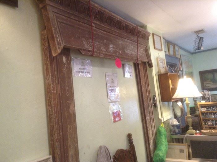Architectural Salvage Doorway & Fire Place Mantel  
