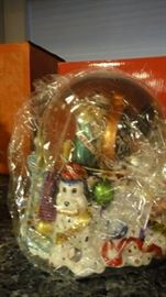 Christopher Radko - Snow Globe, New Years 