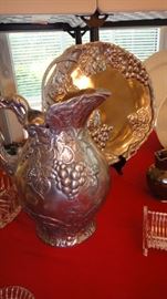 Silver serving pieces 