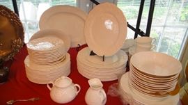 Wedgewood China, 2 sets of 6 place Settings of 6, plus serving pieces, Strawberry and Vine