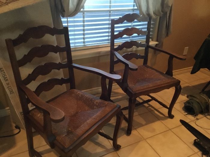 Very old chairs in excellent condition 