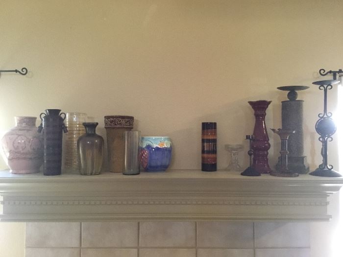Vases and candle holders