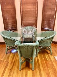 Wicker Dinette Set