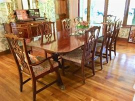 Dining Room Table with 8 Chairs
