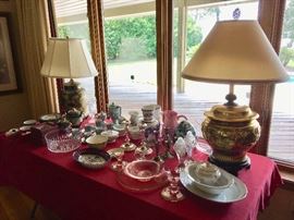 Lamps - Porcelain - Crystal......