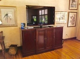 Samsung TV - Hekman Cabinet