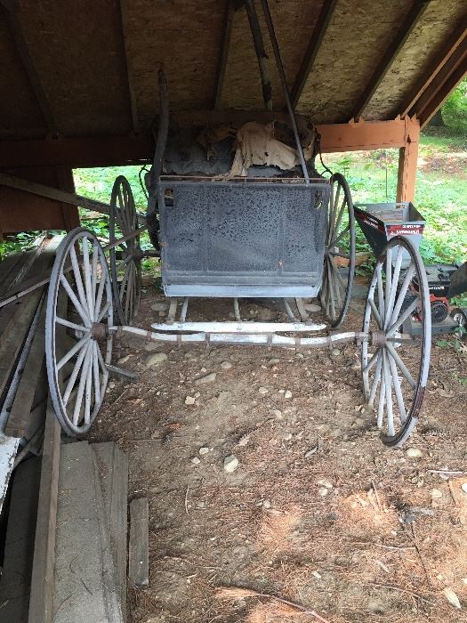 Wonderful old horse drawn buggy