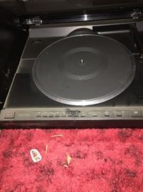 Electronics including CDs, albums, VHS