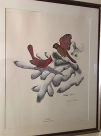 Large hand signed print