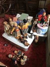 Lots of dolls and doll related items from all over the world-Vintage