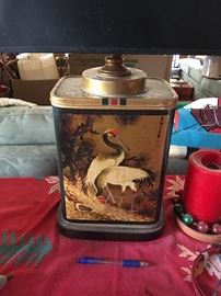 Decorative Tea Caddy Lamp