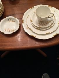 Royal Crown Derby Set for 12 . Also platters and serving dishes  Devonshire pattern.  Beautiful