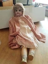 Antique German Bisque Head Doll