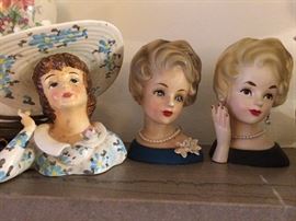 Head vases