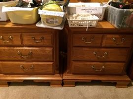 These are the matching bedside tables from the Sumter Cabinet Co. bedroom set.