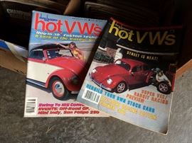 Hot VW's vintage magazines from the 60's & 70's.  Have a box full of these.