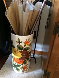 Umbrella stand.