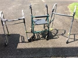 wheeled walkers.  