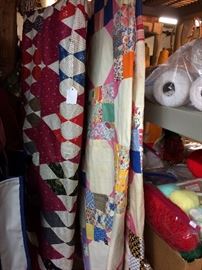 quilt tops, yarn and other craft items. 