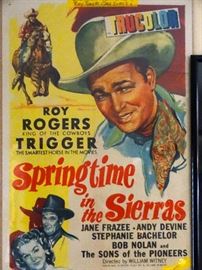 Authenticated Roy Rogers Poster
