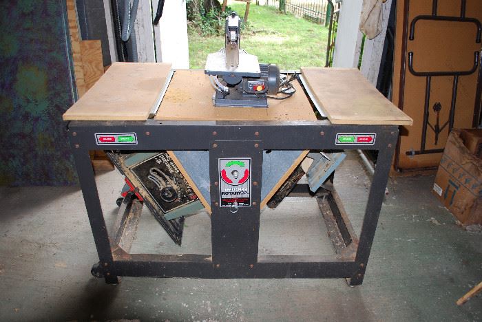 Craftsman Rotary Tool Bench - (3) Woodworking  machines in a space-saver design.