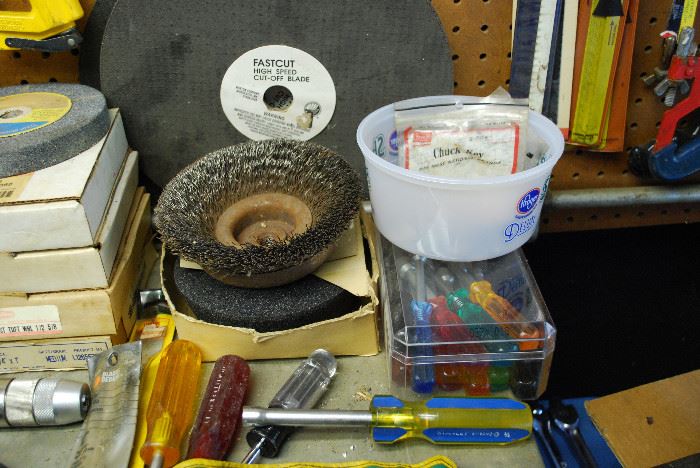Various Grinding Stones, Discs & Cup Brushes