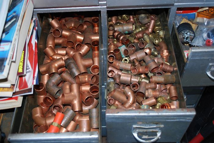 3/4 & 1/2 Copper Fittings